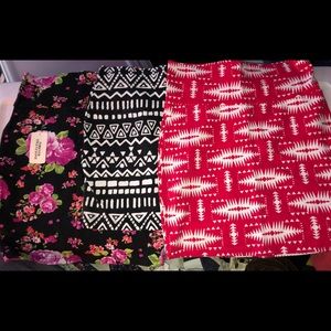 Multiple mini skirts